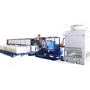 China Direct Refrigeration System 10t Ice Block Machine with R404a Refrigerant and Bearing factory