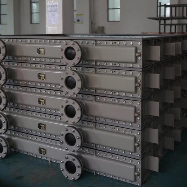 Power Plant 30mm Aluminium Round Tube Water Cooling Tower Customized Precision