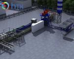 Automatic Concrete Dosing System Veneer Stone Production Line 7000*1000*1800mm