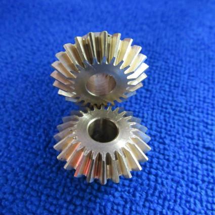 High Precision Micro Machining Parts Small Diameter Durable CNC Brass Bevel Gear