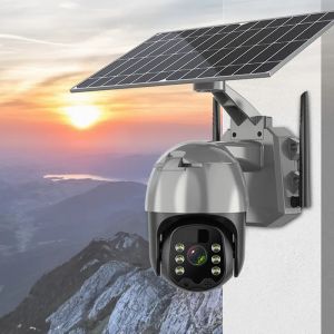 Wifi Security Solar CCTV Home IP Camera With Memory And Power Backup Speaker