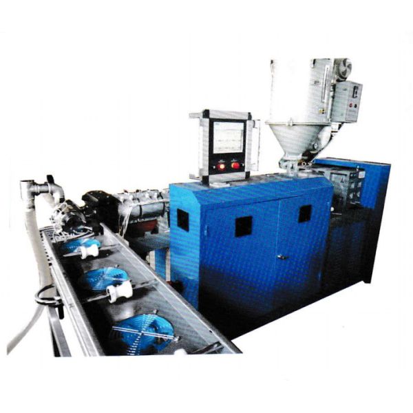 China GI Conduit Plastic PVC Wire Coating Machine Tension Adjustable factory