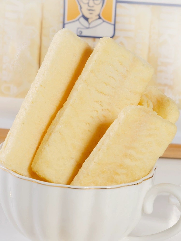Eggcellent Crunch: Yellow Square Rice Crackers Authentic Korean Taste