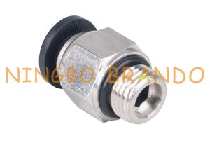 China 1/2'' 12mm PC12 Male Straight Push To Connect Plastic Pneumatic Hose Fittings factory