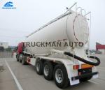 35m3 - 55m3 Tank Body Cement Tanker Trailer With The Weichai Brand Engine