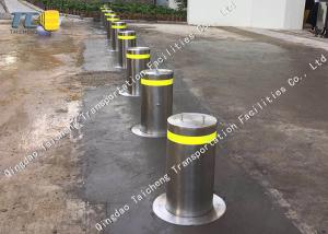 China Pedestrian Street Pneumatic Bollards , Remote Control Parking Bollards factory