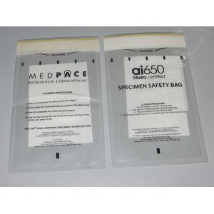 Laminated 95Kpa Biohazard Transport Specimen Bags