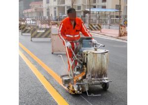 China Traffic Pre Heater Hand Push Thermoplastic Road Marking Machine factory