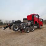 50 Ton Red Heavy Dump Truck - Wheelbase 170 Inches 8 Feet Width