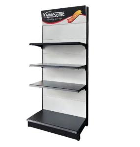 China Gondola metallic supermarket shelves retail store shelving factory