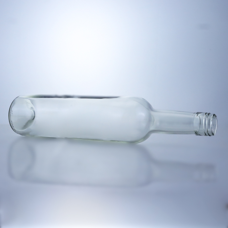 500ml 700ml 750ml 1000ml Clear Glass Bottle for Whisky Hot Stamping Surface Handling