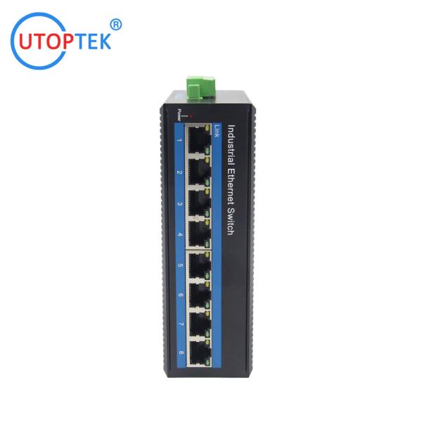 High speed industrial poe switch 8 port 10/100/1000M POE+ 30W full UTP Ethernet