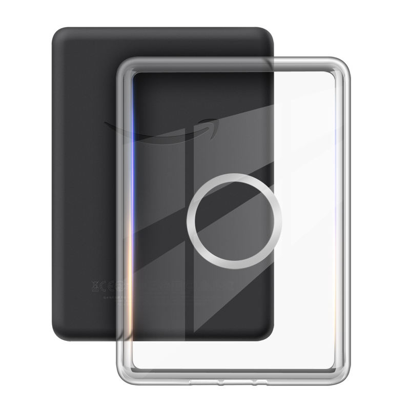 Laudtec Customized Personalized Printing PU Leather Case Cover for Kindle Paperwhite Ebook Magnetic Smooth Tablet Case