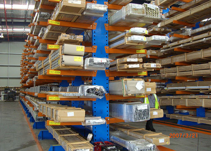 Metal Cantilever Pallet Racking Manufacturer For Lumber / Timber / Pipe / Tube Storage