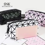 Beautiful Fashion Girl 3D PU Travel Cosmetic Bag