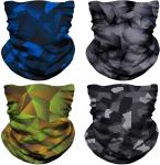 American Flag Cotton Plain Flower Headwear Neck Gaiter