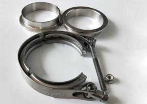 China Custom V Band 3 Inch Exhaust Clamp Flange Heavy Duty Tube Clamp Iso Certified factory