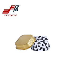 China Heat Preservation Rectangular Aluminum Foil Container With Lids factory