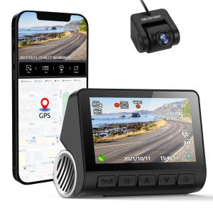China 3 Inch IPS Screen UHD 4K GPS Dash Cam WIFI GPS Car DVR Dashboard Camera factory