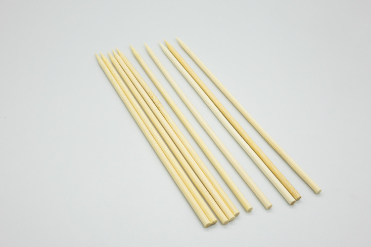 Disposable Square Bamboo Barbecue Sticks Heat Resistant