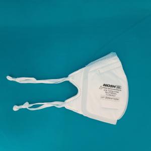 China Niosh White Folding Medical Grade Face Mask BFE 99.9% factory