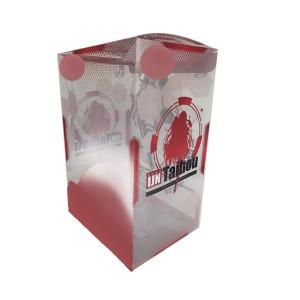 China Custom Favor Square Boxes Clear PVC Plastic Boxes for Gift Transparent Packaging Box factory