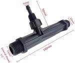 Chemical Resistance Agriculture Venturi Fertilizer Injector Kit With 1/2 Inch
