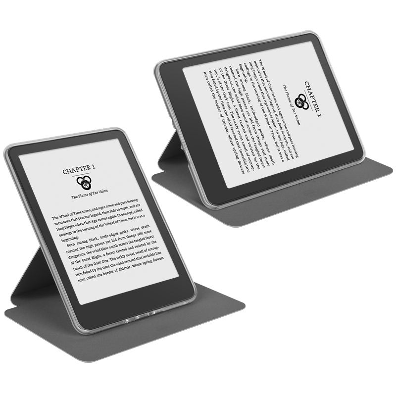 Laudtec Customized Personalized Printing PU Leather Case Cover for Kindle Paperwhite Ebook Magnetic Smooth Tablet Case
