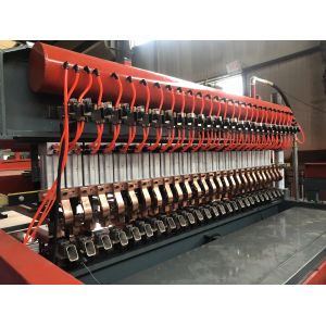 PLC Control System Fence Mesh Welding Machine For Black Wire 50 - 70times/Min