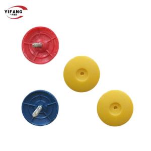 China PE PP Plastic Round Cap Roofing Nails With Umbrella Head 1'' Width factory