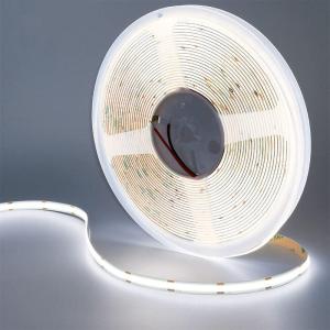 China NO-Waterproof 12V24V 8mm10mm 480Leds 6500K White CE RoHs Flexible COB LED Strip Light factory