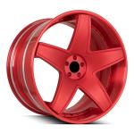 Deep Dish Lip Wheels 5 Spoke Aluminum Custom Forged Wheels 2 Pieces Forged Alloy