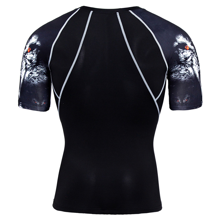 Military Long Sleeve Rash Guard Environmental Friendly Material Flatlock Stitching