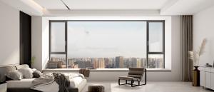 China Flexible Aluminium Tilt And Turn Windows Safety Aluminum Replacement Windows factory