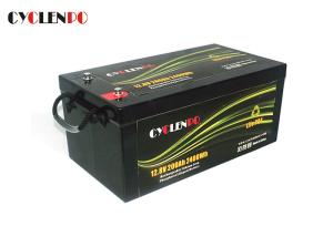 China 12v 200ah Li Ion Solar Battery , Solar Energy Storage Battery Bank Good Discharge Perormance factory