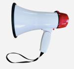 7in Lithium Battery Operated Bullhorn Plastic Mega Phone Record Voice TF Card