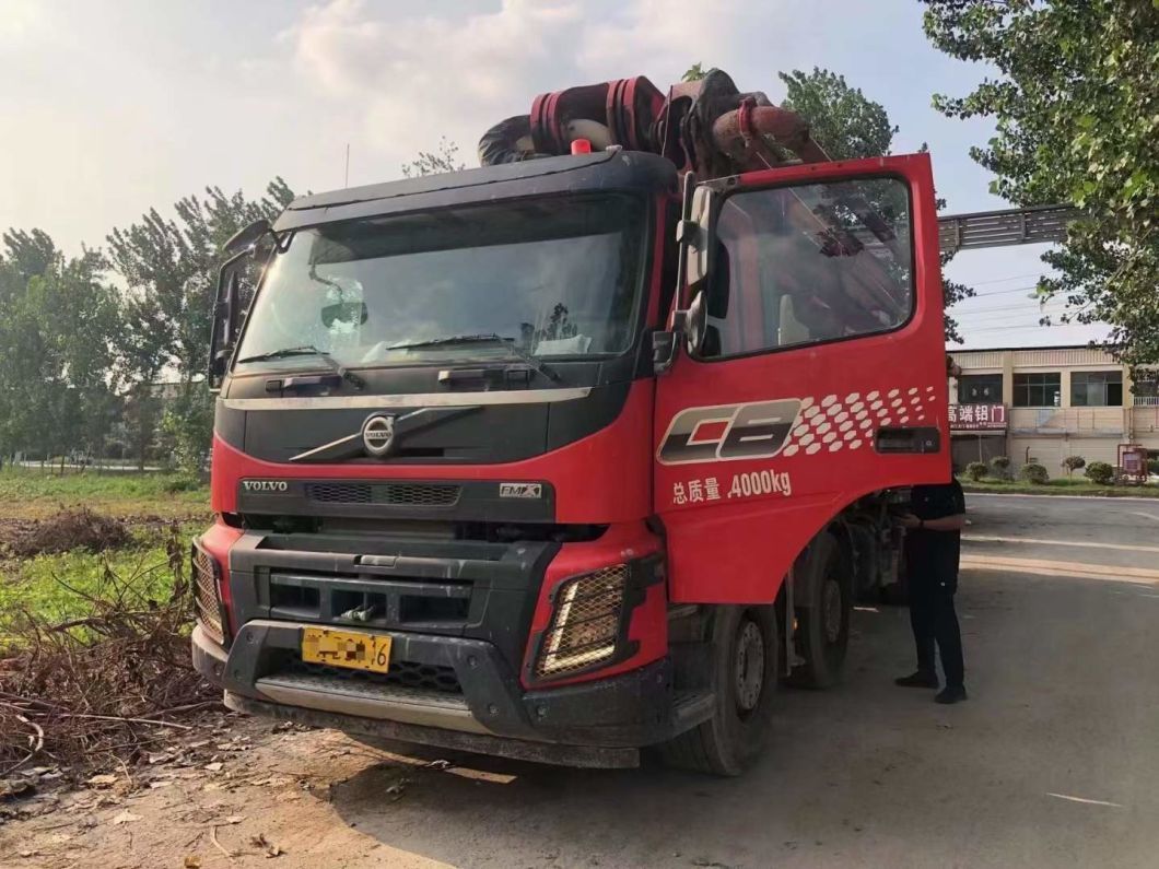 2019 Truck Mounted Pump 56m Concrete Boom Pump Concrete Pump Truck Heavy Equipment