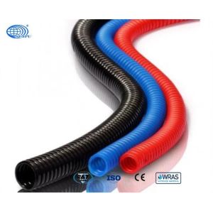 China Black Flexible 16mm Split Conduit Pipe Tubing SN8 SN4 For Highway Drainage on sale