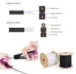 SC PC APC Pigtail Fiber Optical Drop Cable GJYXFCH Type FRP Strength