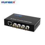 4 BNC Port 1 RJ45 Ethernet Coax Extender 2km Superior Isolation