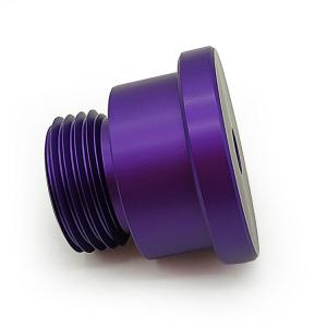 China Custom Aluminum Adapters CNC Machining With Purple Anodizing 15um-25um factory