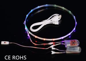 China Waterproof 1Pair LED Light Strips For Shoes USB Charging Rechargeable Battery 3V factory
