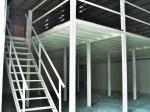 Heavy Duty Powder Coated Industrial Mezzanine Floors Steel Fabrication