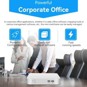 Single LAN Mini PC With Intel N5095A Processor And DDR4 RAM Up To 16G For Home