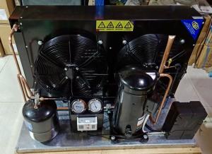 China Copeland Scroll Hermetic Refrigeration Compressor Unit 40m3 6HP CCC Cold Storage factory