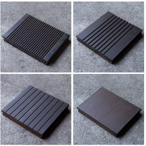 China Fireproof Bamboo Flooring Outdoor Decking , Square Vertical Bamboo Flooring factory