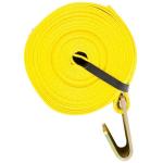 Heavy Duty 16200LB 20ft 27ft 30ft Winch Straps With 4" Tie Down Webbing And Flat