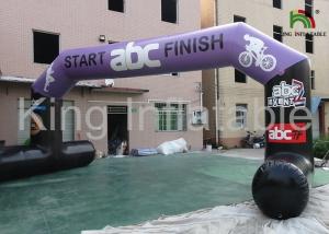 China Red Outdoor 9x4m Durable Inflatable Banners Arches For Events Or Promotion factory