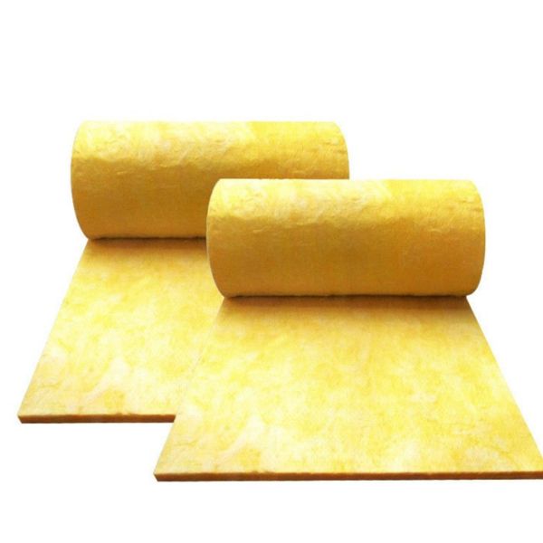 China Non Toxic Yellow Heat Insulation Glass Wool Felt Fire And Smoke Exhaust factory