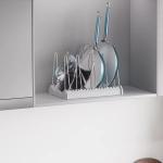 DISTANT MOUNTAINS Series Foldable Kitchen Organizer Expandable Pot Lid Holder